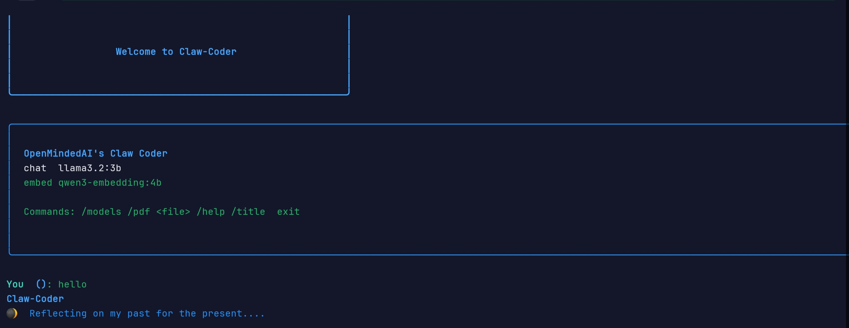 Claw-Coder Chat Interface